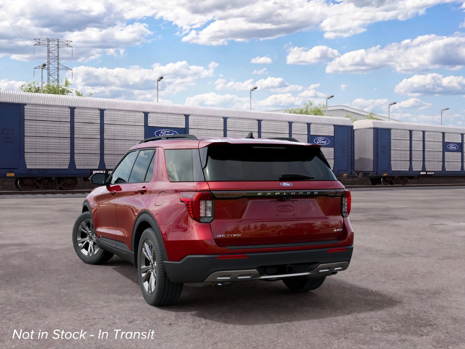 New 2027 Ruby Red Metallic Tinted Clearcoat Ford Active image 8