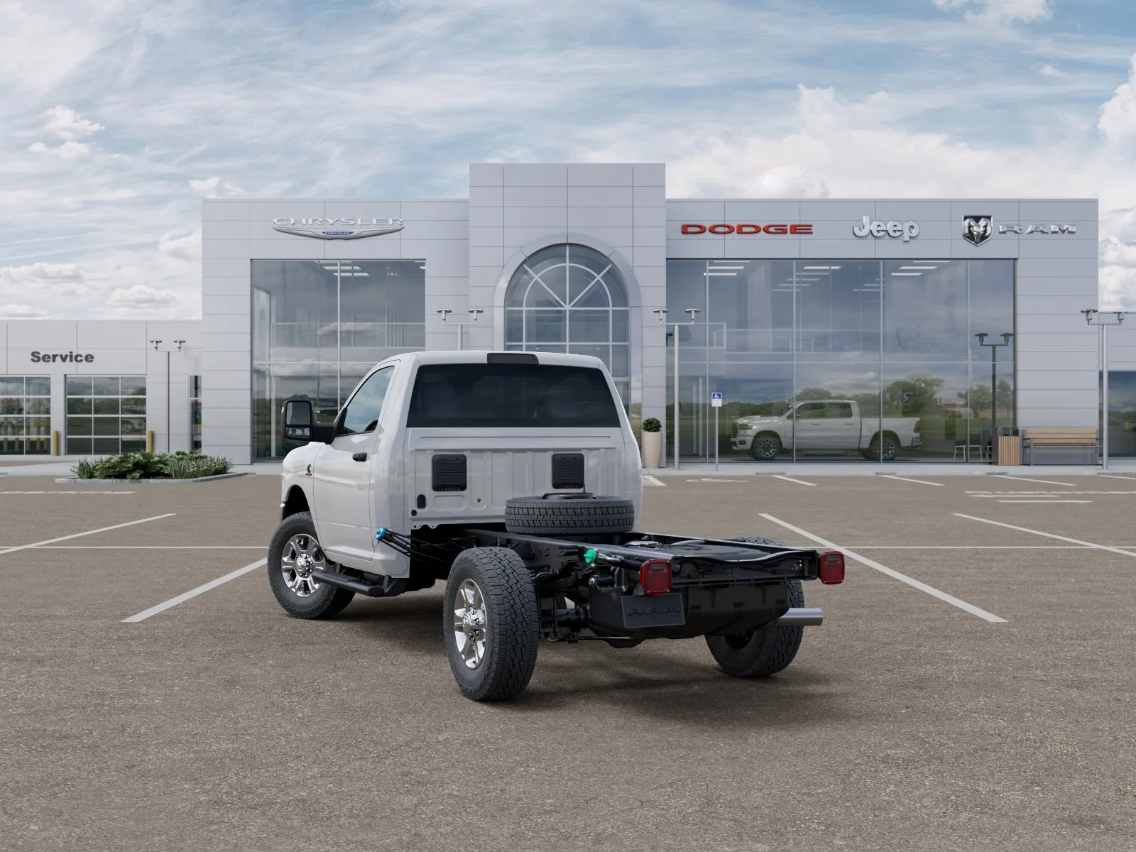 New 2026 Bright White Clear-Coat Exterior Paint RAM Tradesman image 31