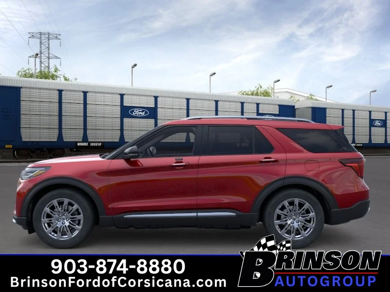 New 2026 Rapid Red Metallic Tinted Clearcoat Ford Platinum™ image 3