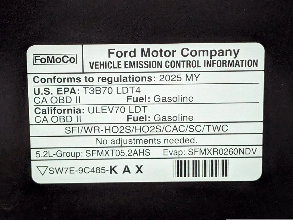 Certified Used 2025 Rapid Red Metallic Tinted Clearcoat Ford Raptor R image 35