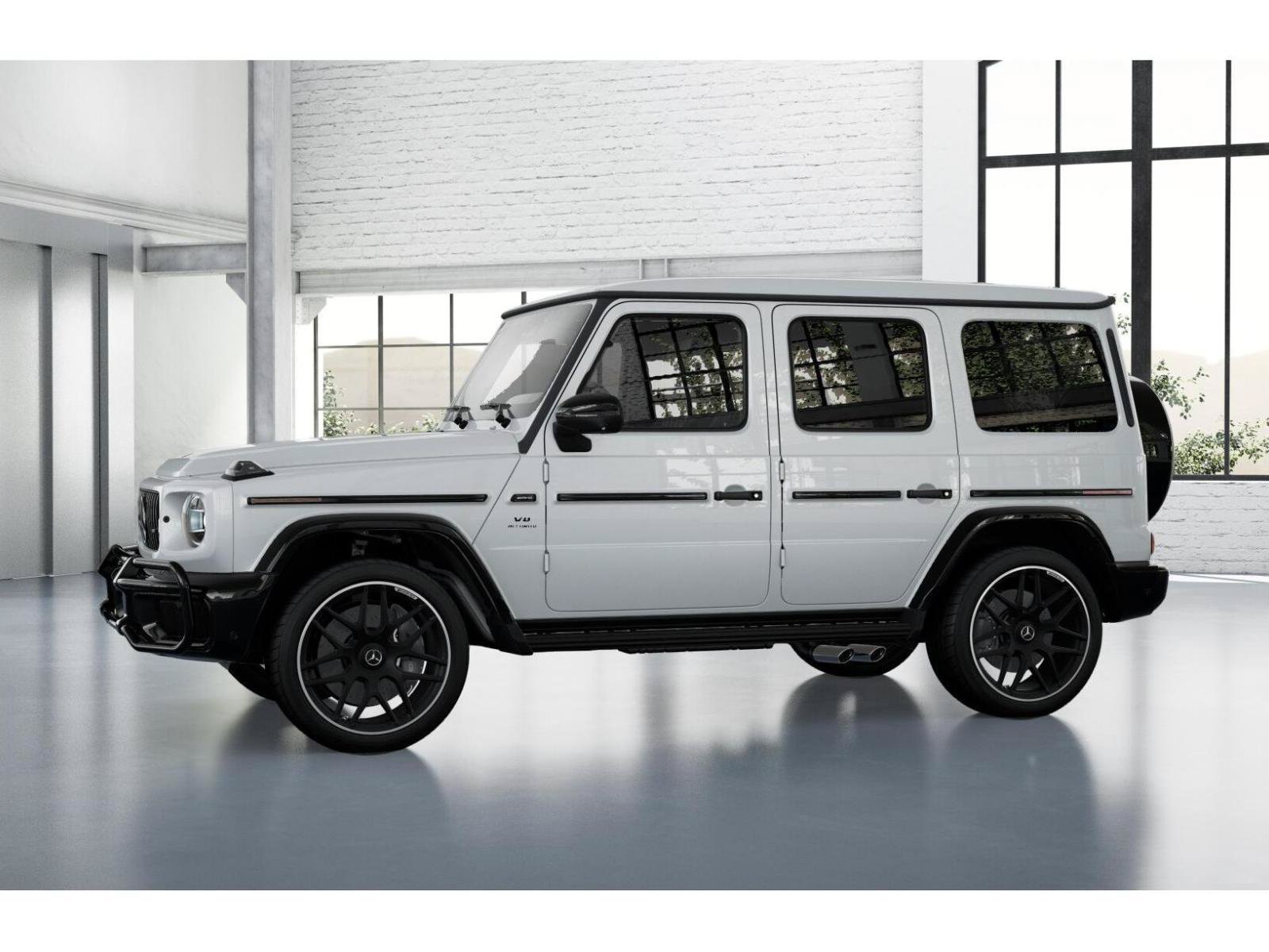 New 2026 MANUFAKTUR Moonlight White Metallic Mercedes-Benz AMG® G 63 SUV image 51