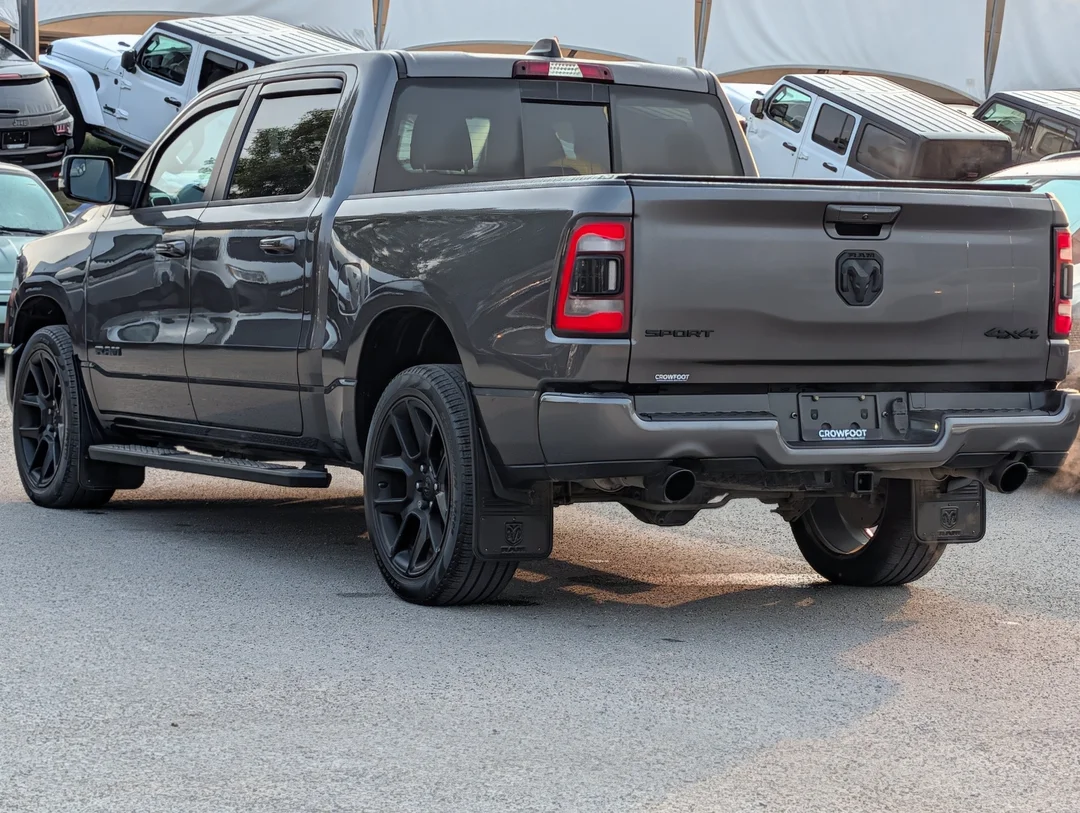 Certified Used 2023 Grey RAM Sport - - 4x4 - Sport Hood - 22 Forged Wheels - Trailer Hitch & Power Pedals & More! image 6