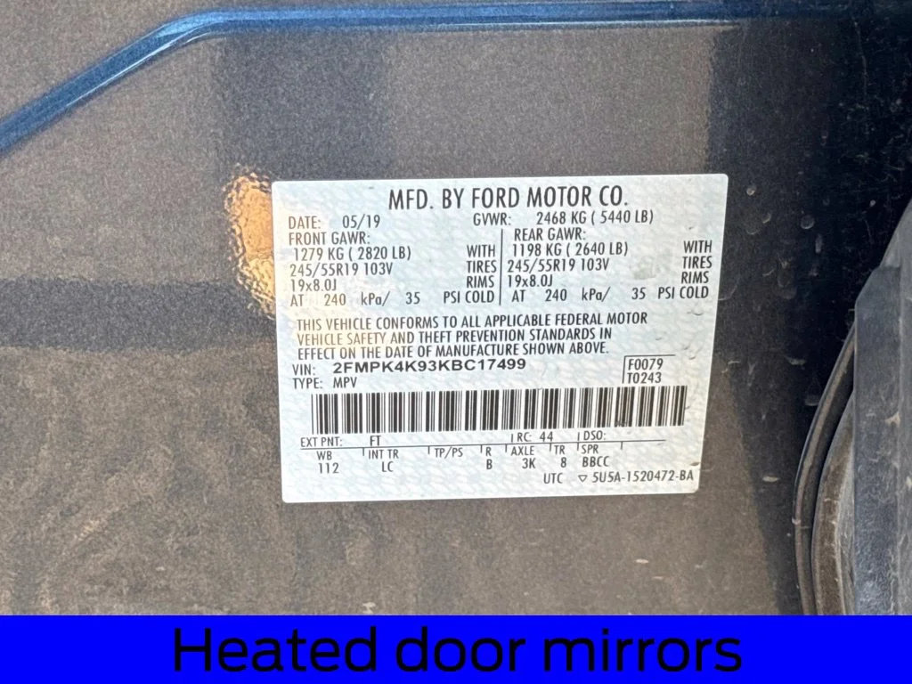 Used 2019 Blue Ford Titanium image 15