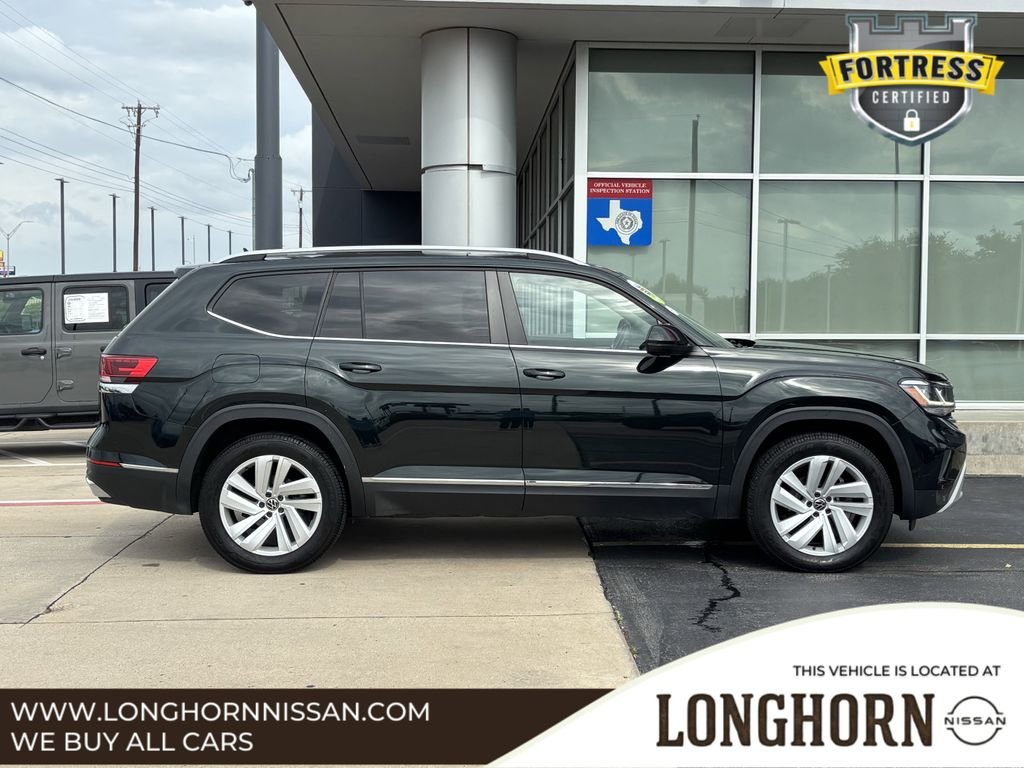 Used 2021 Volkswagen Atlas SEL with VIN 1V2BR2CA8MC529696 for sale in Bedford, TX