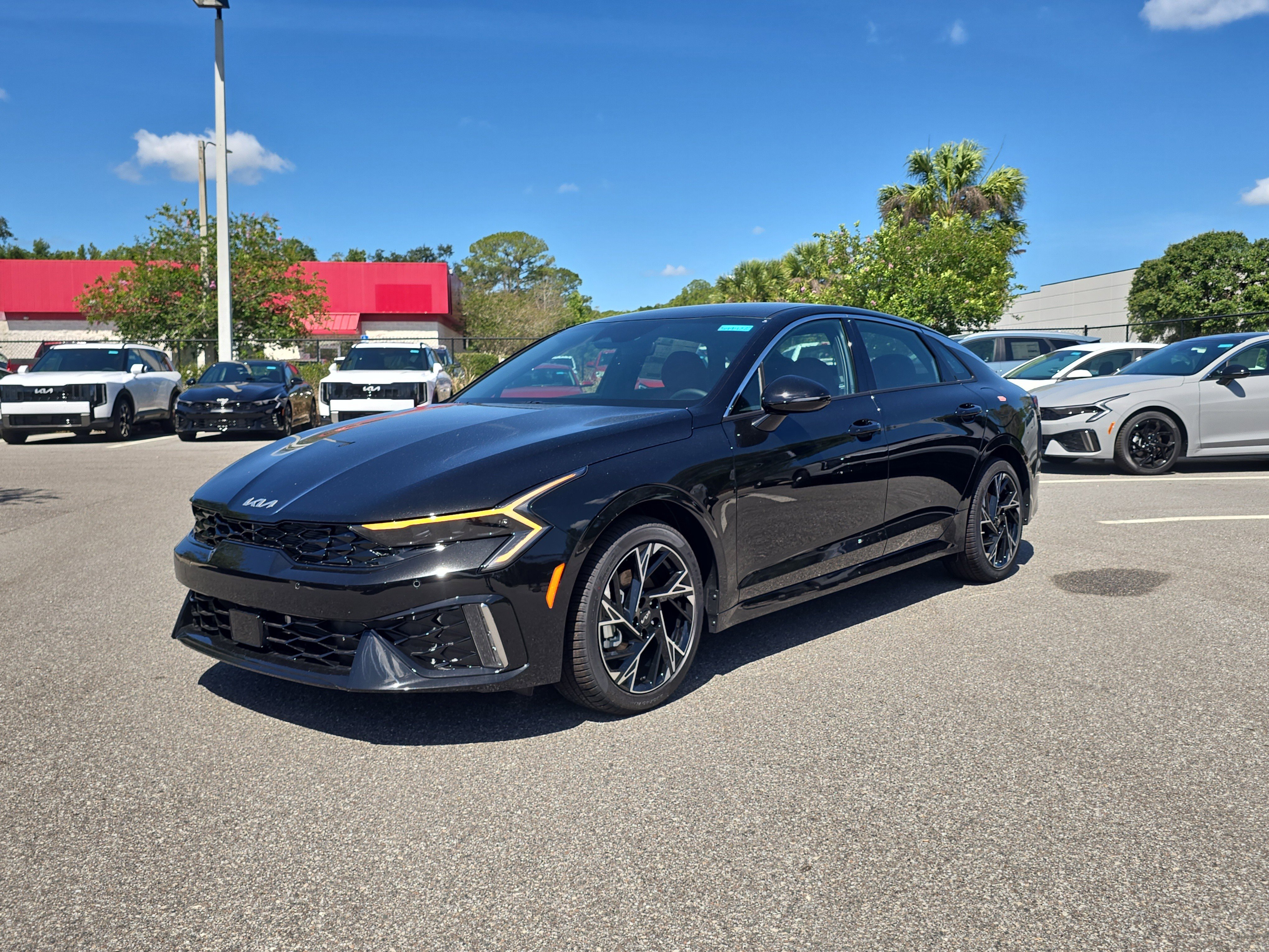New 2026 Aurora Black Pearl Kia GT-Line FWD image 4
