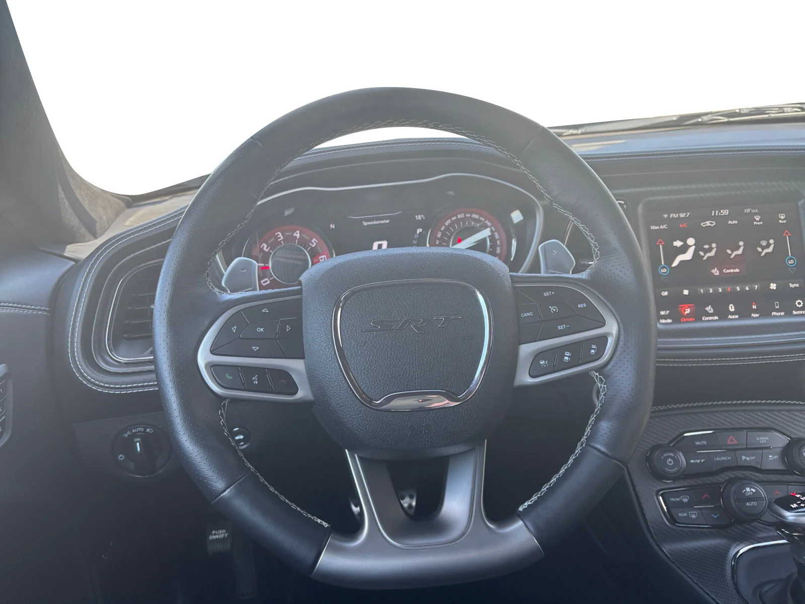 Used 2022 Granite Crystal Metallic Dodge SRT Hellcat image 13