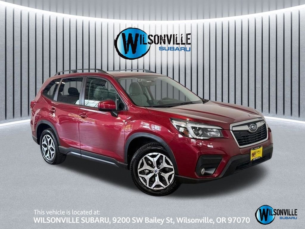 Used 2021 Red Subaru Premium image 1