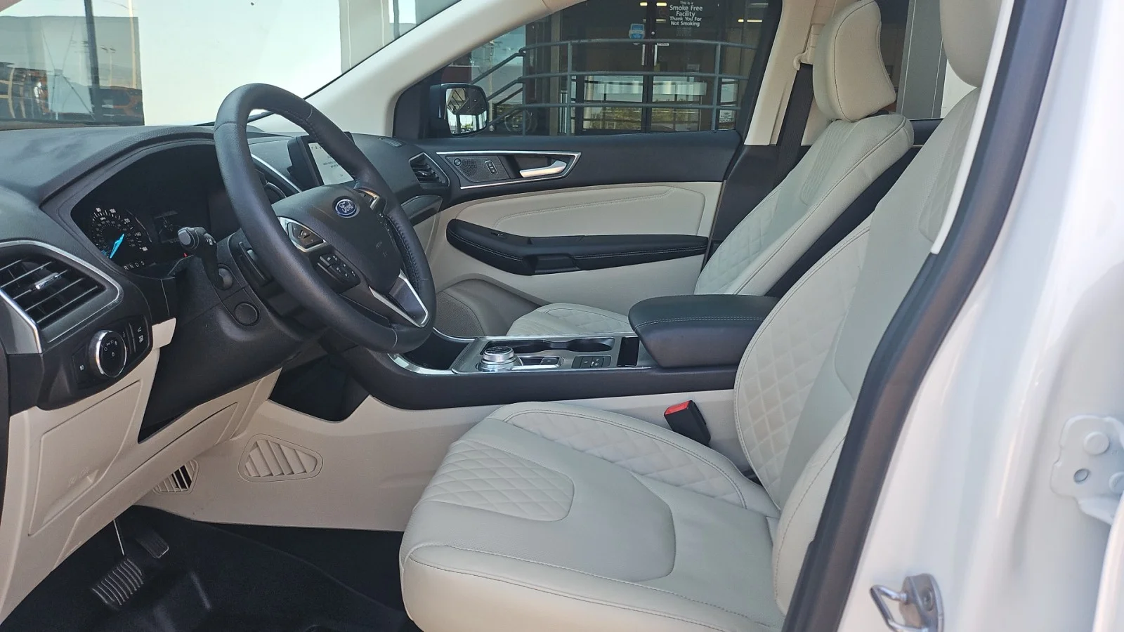 Used 2024 White Ford 2024 FORD EDGE TITANIUM 4DR SUV 112.2 WB AWD image 10