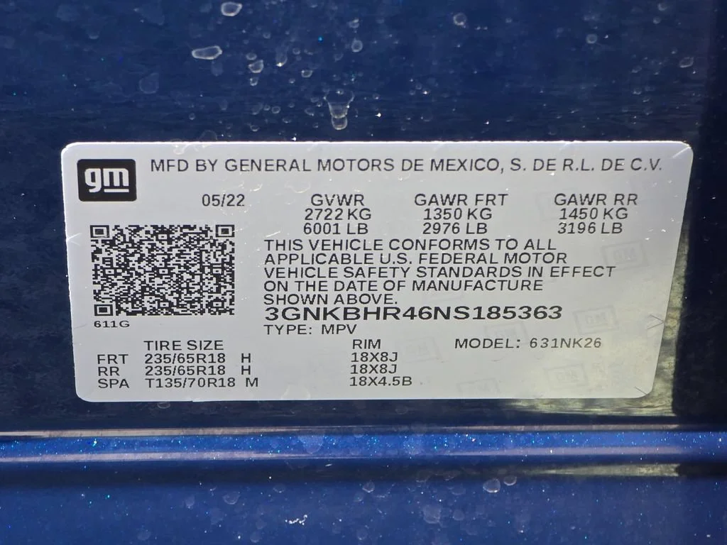 Used 2022 BLUE GLOW METALLIC Chevrolet LT image 35