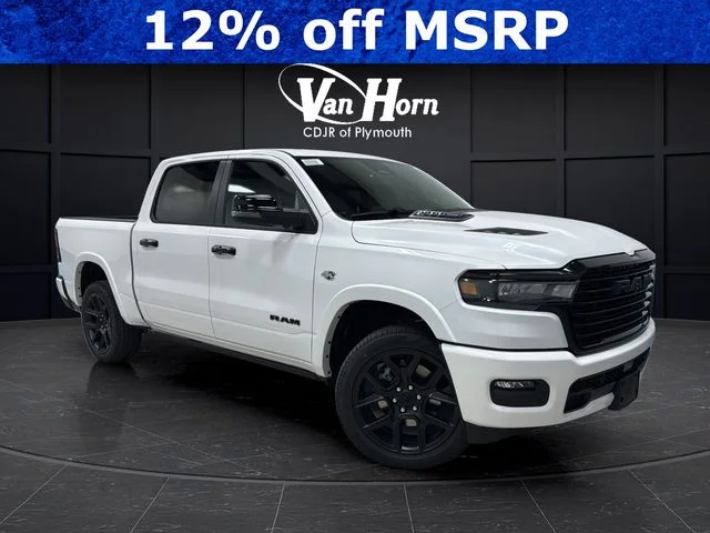 New 2026 Ivory White Tri-Coat Pearl-Coat Exterior Paint RAM Laramie image 1