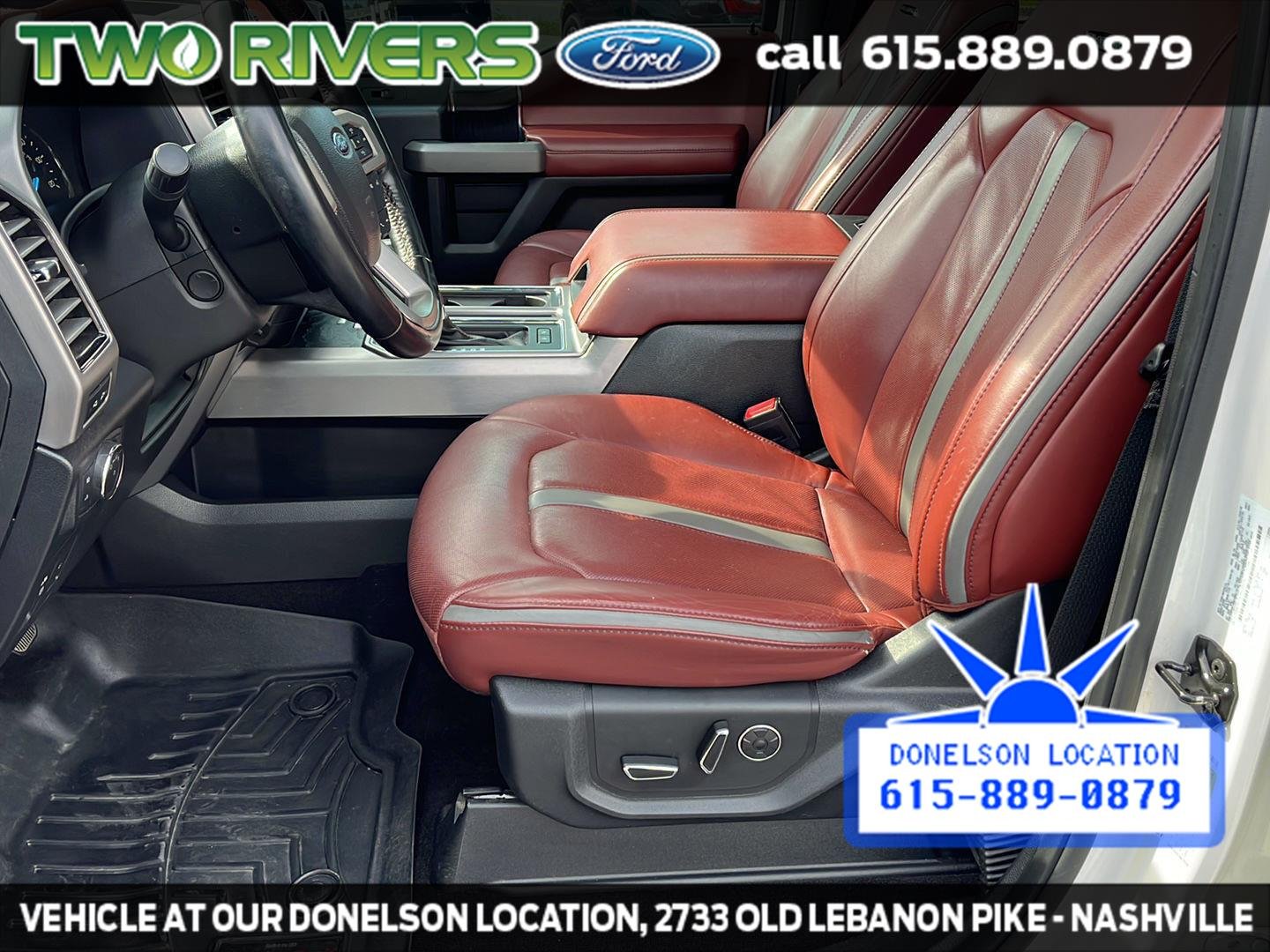 Used 2018 White Platinum Tri-Coat Metallic Ford Platinum image 26