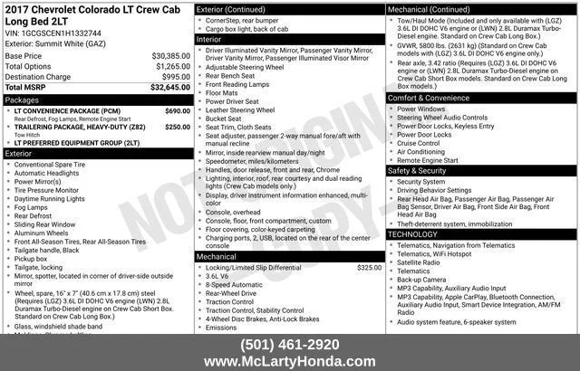 Used 2017 Summit White CHEVROLET LT image 14