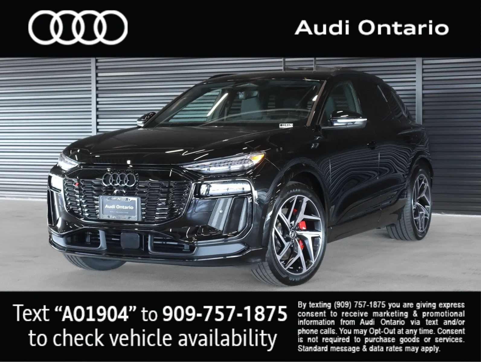 New 2027 Mythos Black Metallic Audi Premium Plus image 1