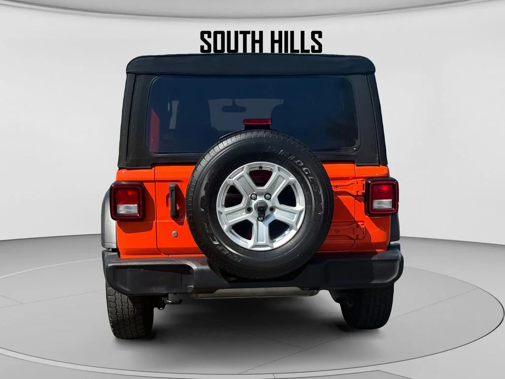 Certified Used 2019 Orange Jeep Unlimited Sport S image 4