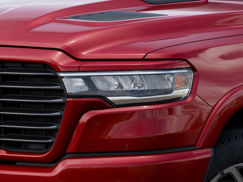 New 2026 Molten Red Pearl-Coat Exterior Paint RAM Laramie image 24