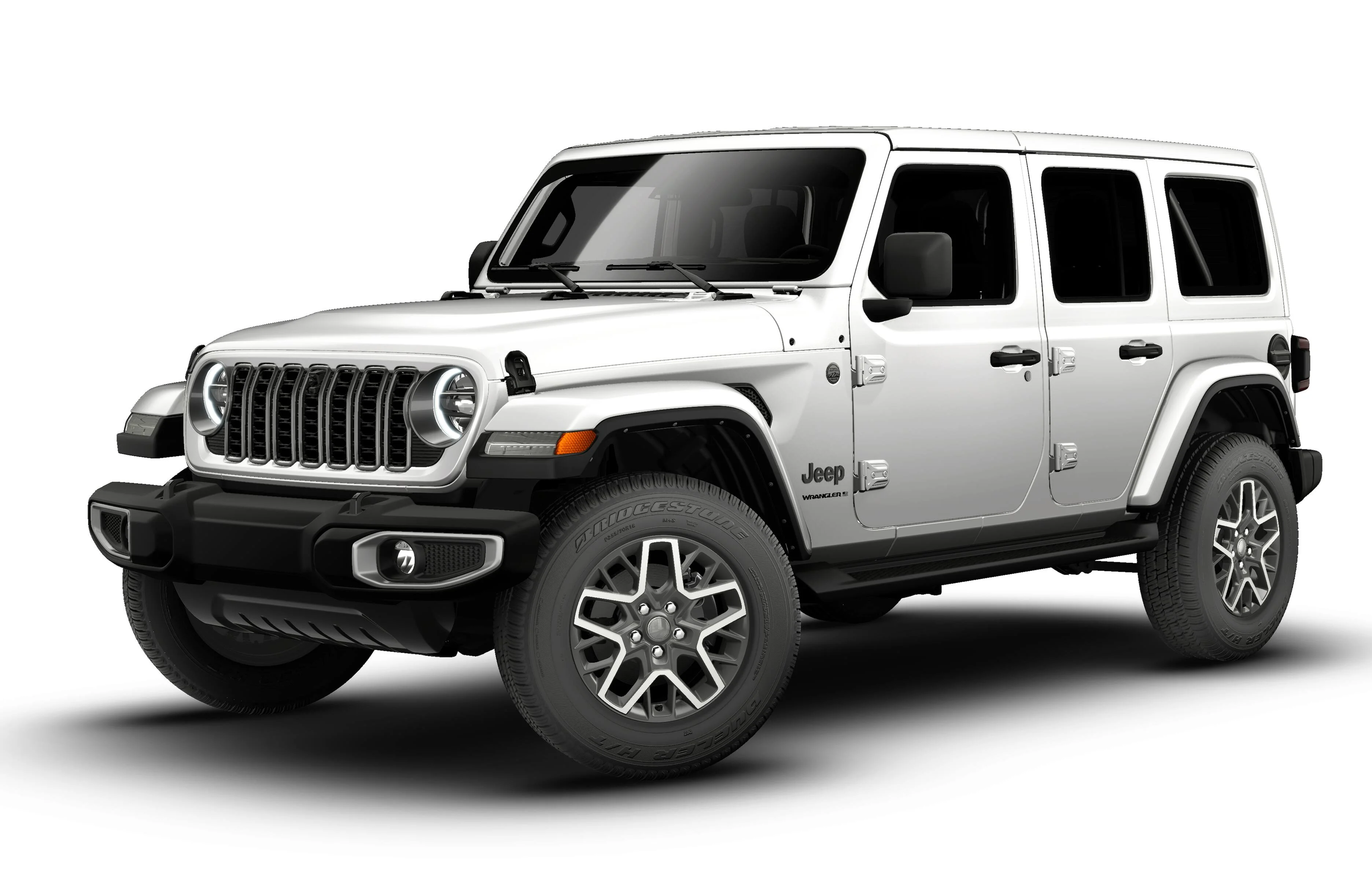 New 2026 Bright White Clear-Coat Exterior Paint Jeep Sahara image 13