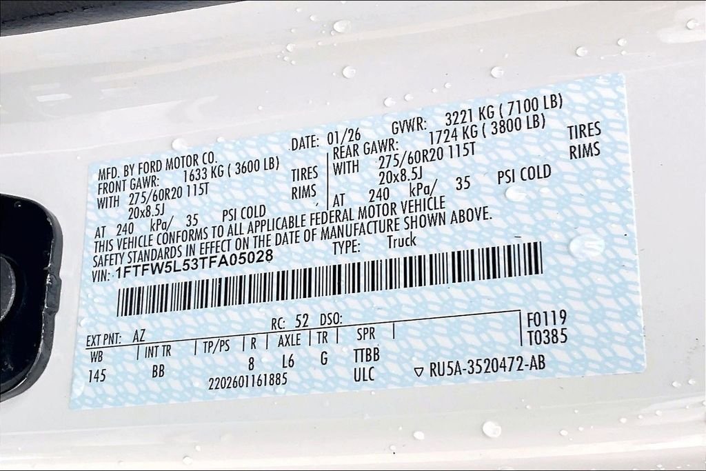 New 2026 Ford F-150 Lariat 4D SuperCrew