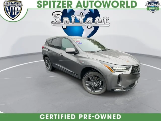 Certified Used 2024 Liquid Carbon Metallic Acura SH-AWD A-SPEC image 30