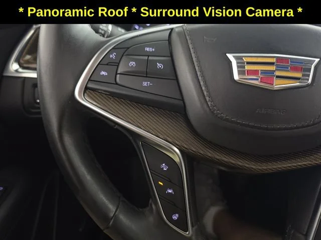 Used 2018 DARK GRANITE METALLIC Cadillac Platinum AWD image 14