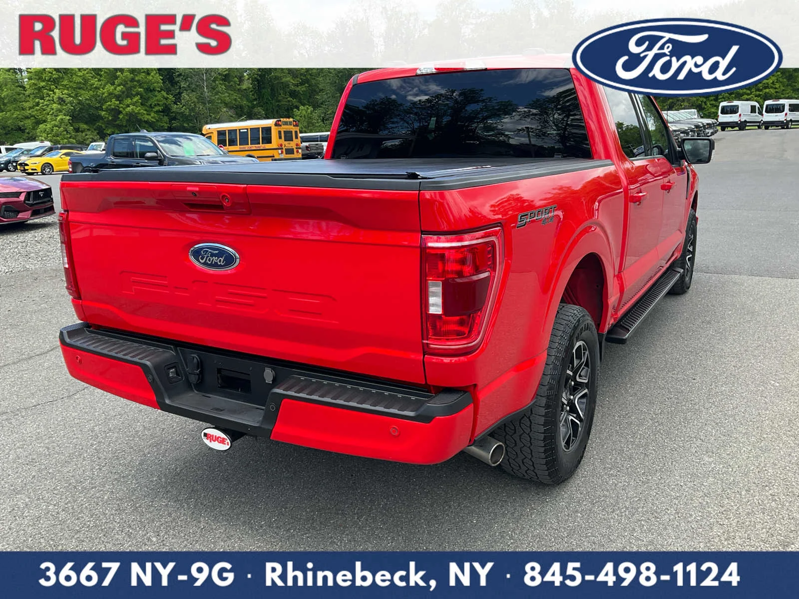 Used 2023 Race Red Ford XLT image 5