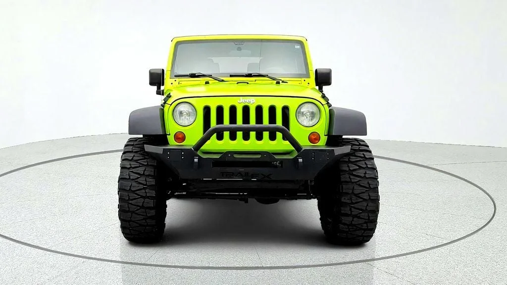 Used 2012 Gecko Pearl Jeep 4WD 2dr Sport w/ XD Wheels, Nitto M/T Tires & Trail FX Bumper image 2