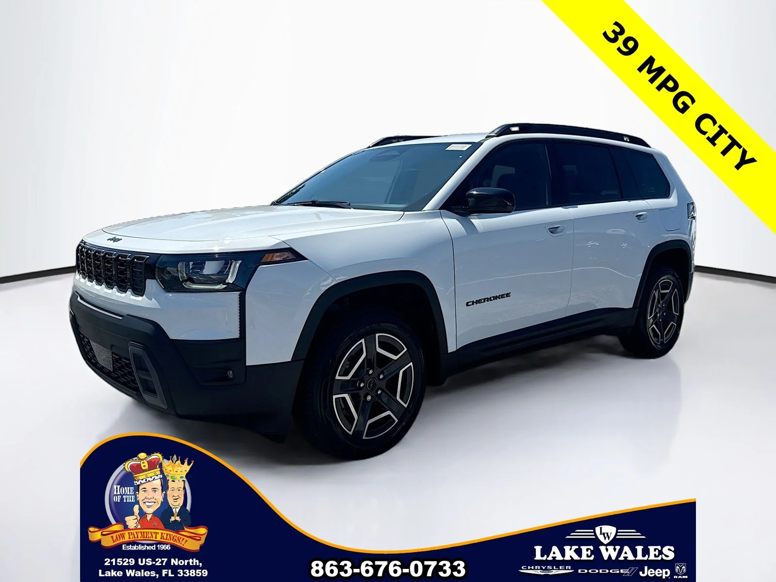 New 2026 Bright White Clear-Coat Exterior Paint Jeep  image 2