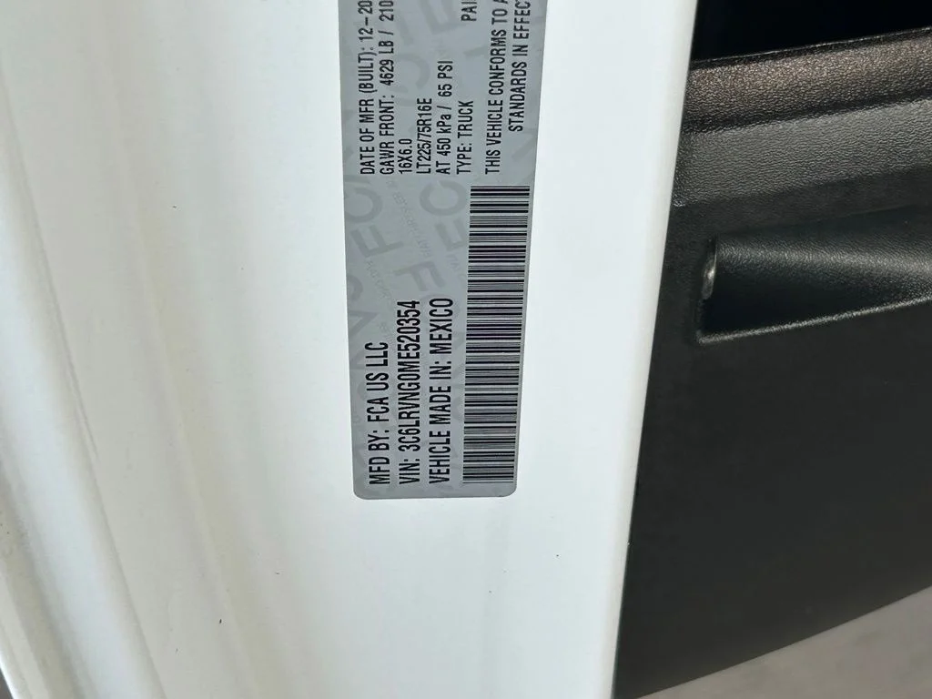 Used 2021 Bright White Clearcoat Ram Low Roof image 43