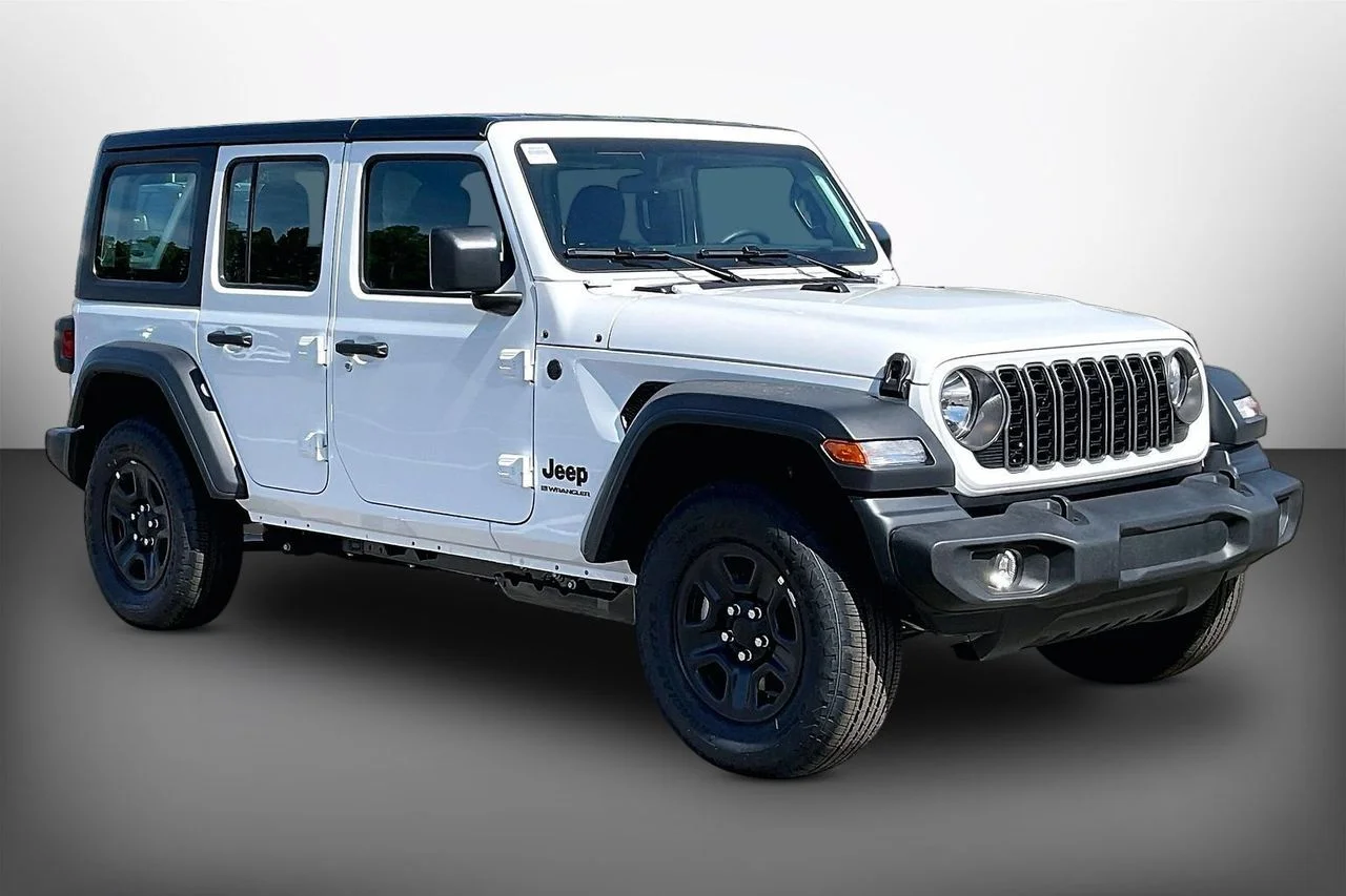 New 2026 Bright White Clearcoat Jeep Sport image 2
