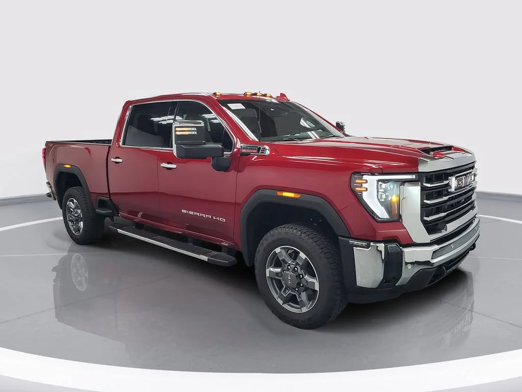 New 2026 Volcanic Red Tintcoat GMC SLT image 2
