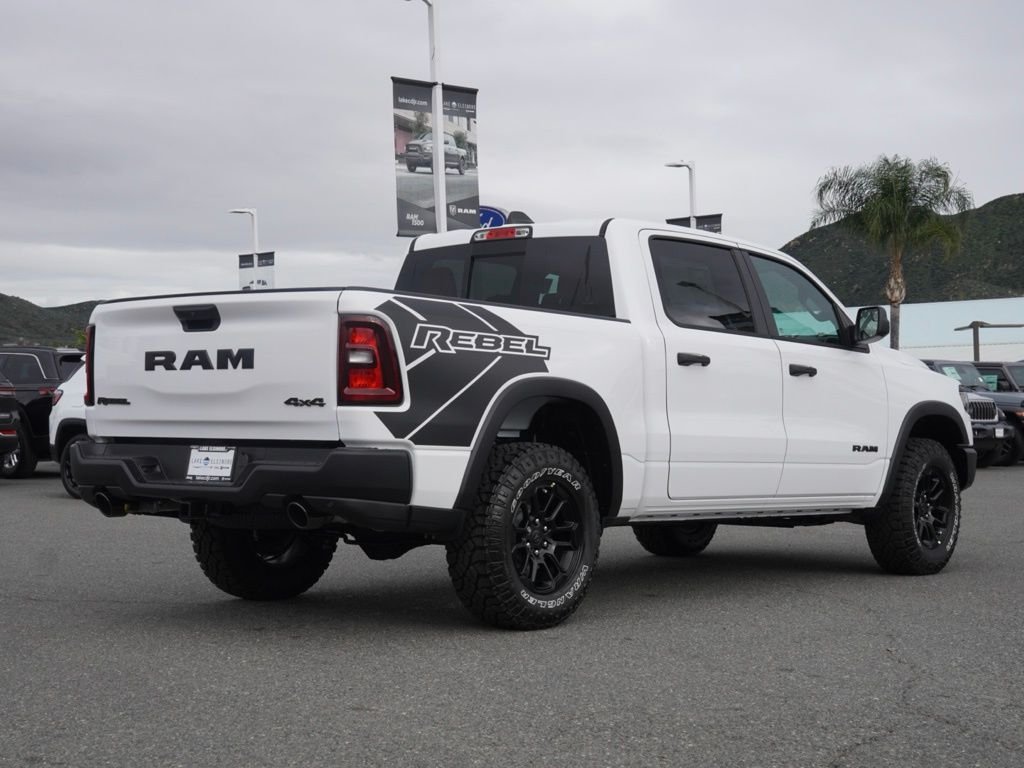 New 2026 Bright White Clear-Coat Exterior Paint RAM Rebel image 3