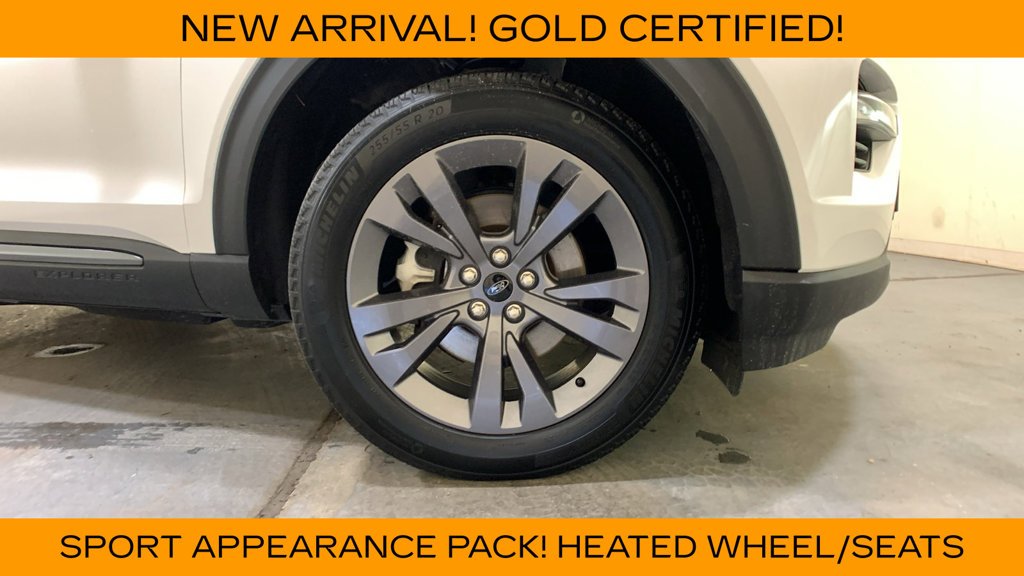 Certified Used 2023 White Metallic Ford XLT image 9