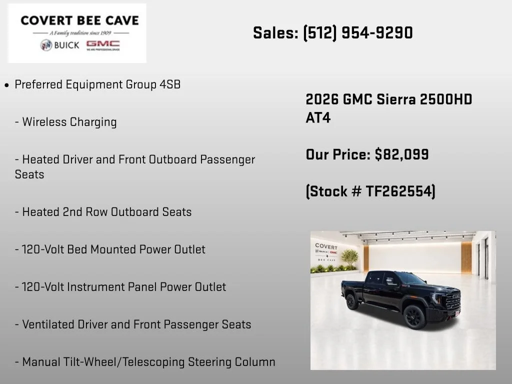 New 2026 Onyx Black GMC AT4 image 20