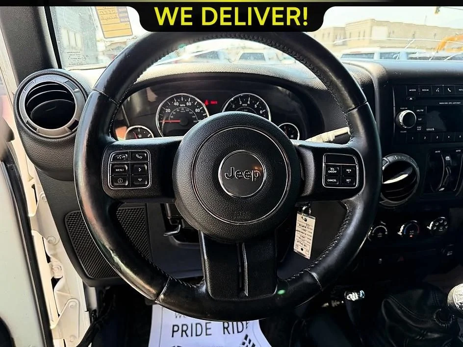 Used 2016 White Jeep Unlimited Sport image 11