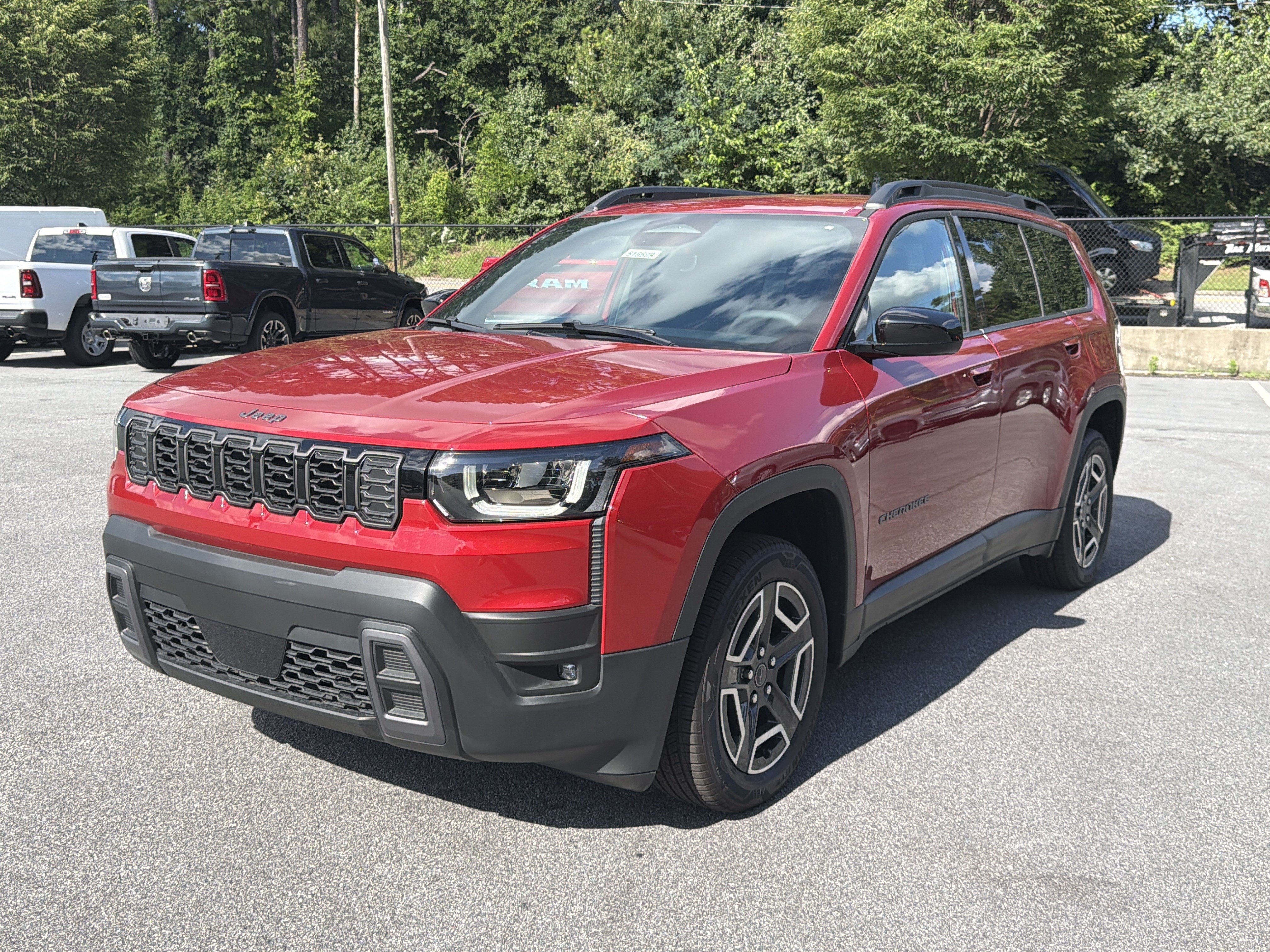 New 2026 Red Hot Pearlcoat Jeep Laredo image 3