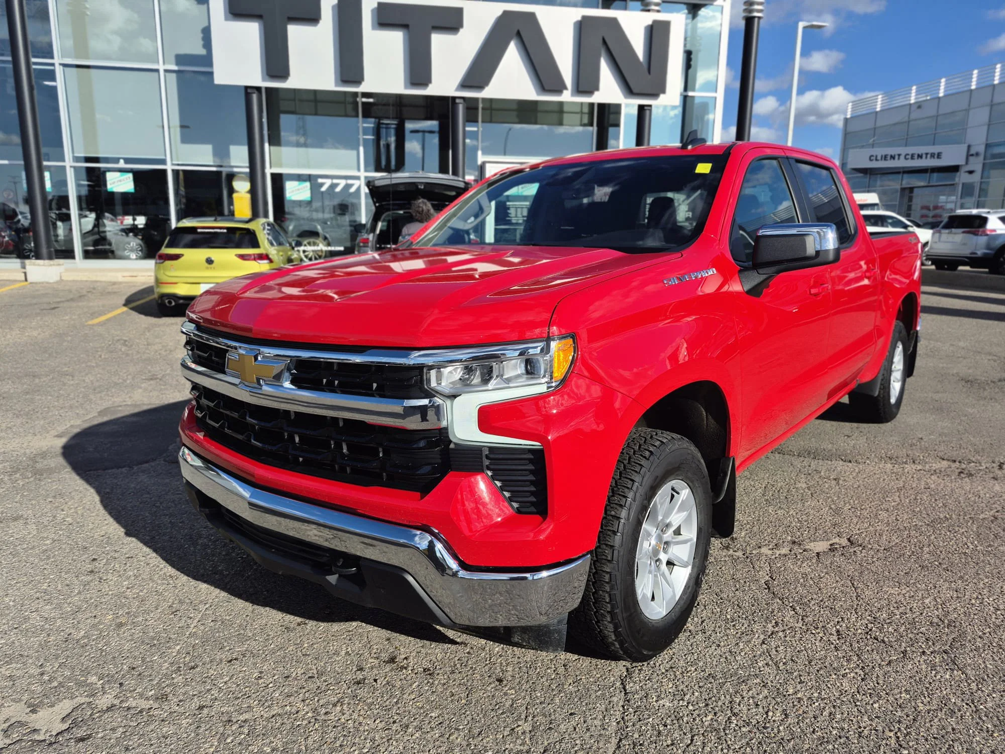Certified Used 2025 Red Hot Chevrolet LT 4WD*Htd Seats | Htd Wheel | Adaptive Cruise | Remote Start | Nav | Tow Pkg | Alloy Wheels image 3