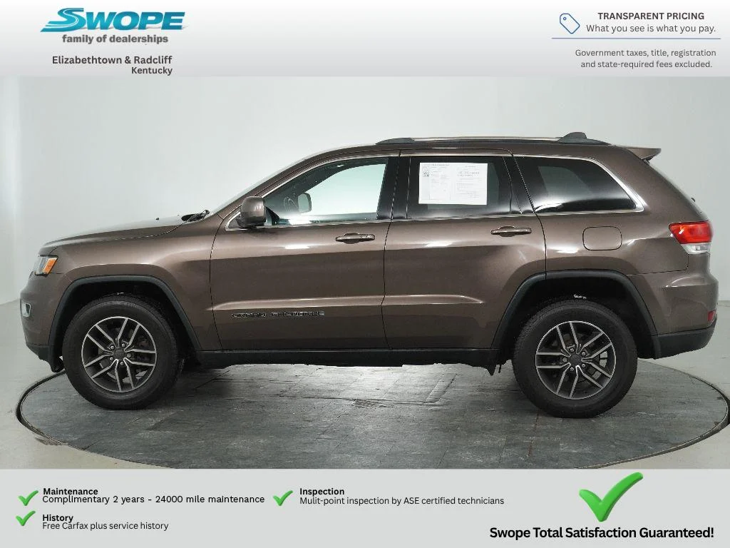 Used 2019 Walnut Brown Metallic Clearcoat Jeep Laredo E image 4