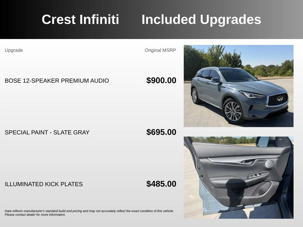Used 2025 Slate Gray INFINITI LUXE image 5