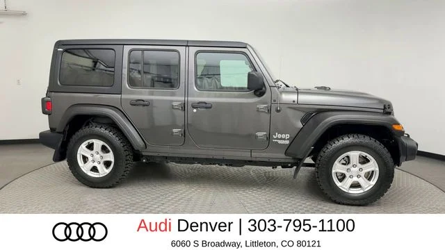 Used 2020 Gray Jeep Unlimited Sport image 9