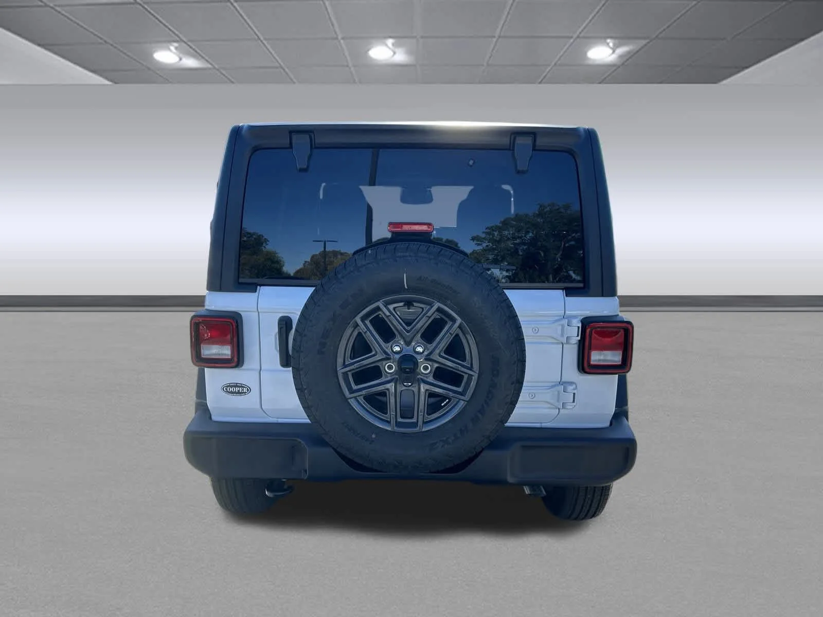 New 2026 Bright White Clear-Coat Exterior Paint Jeep Sport S image 6