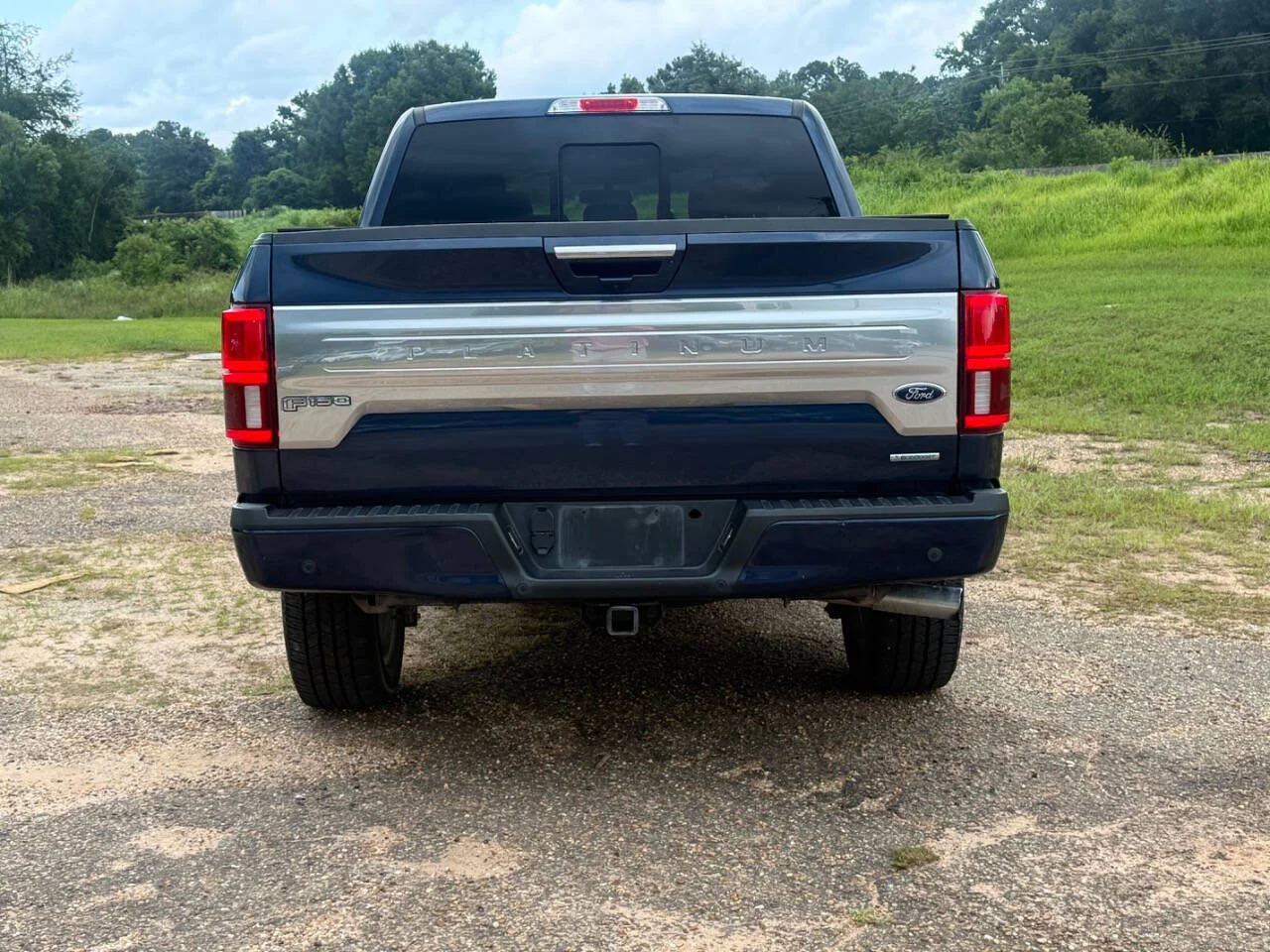 Used 2020 Blue Ford Platinum 4x4 4dr SuperCrew 5.5 ft. SB image 4