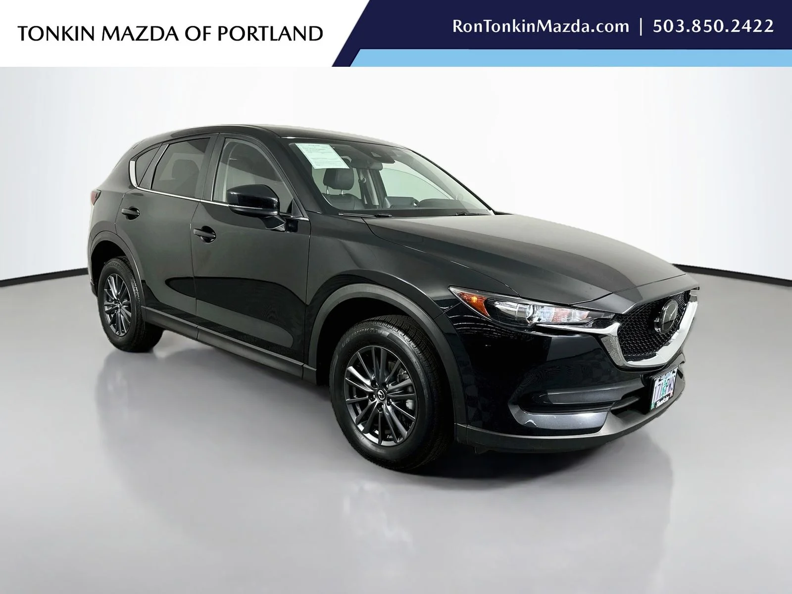 Used 2021 Jet Black Mica Mazda Touring image 1
