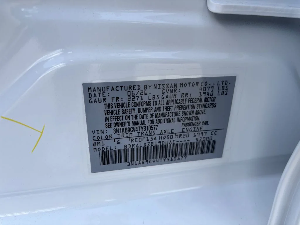 New 2026 White Nissan SV image 25