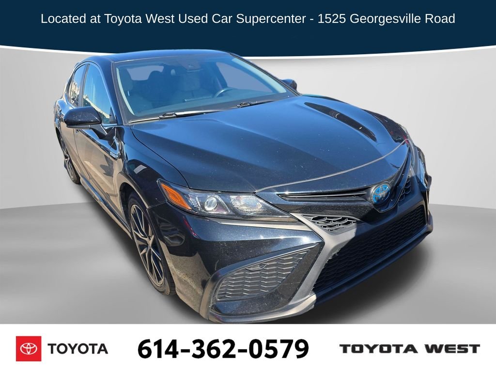 Used 2021 Black Toyota SE image 1