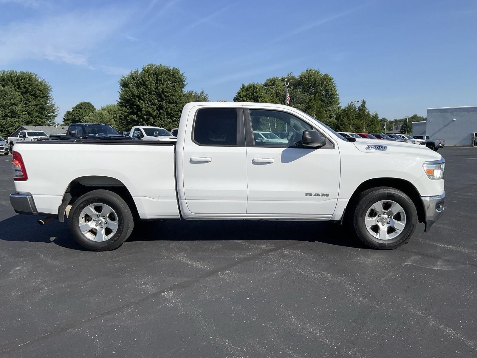 Used 2022 Bright White Clearcoat Ram Lone Star image 5