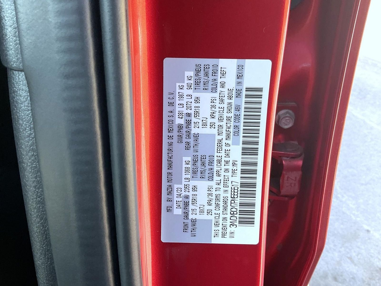 Used 2023 Red Mazda 2.5 S Preferred Package image 25
