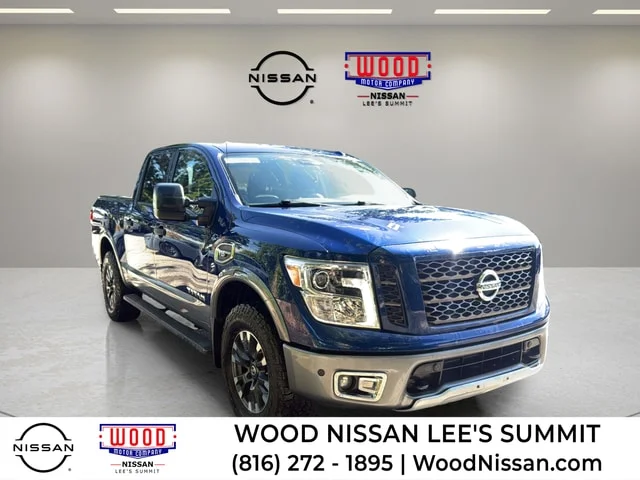 Used 2017 Deep Blue Pearl Nissan PRO-4X image 1