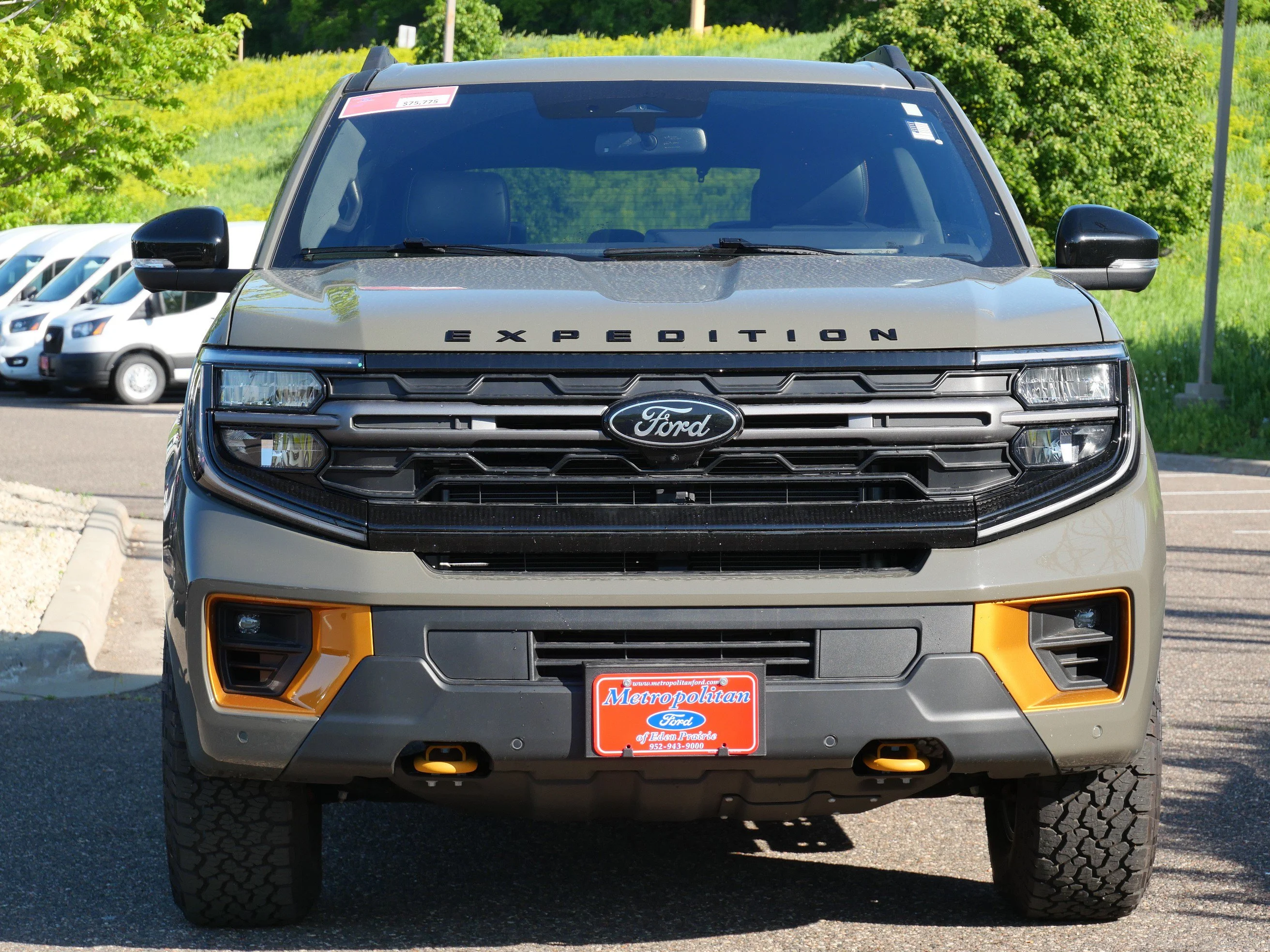 Certified 2025 Ford Expedition Tremor with VIN 1FMJU1RG7SEA02909 for sale in Eden Prairie, Minnesota