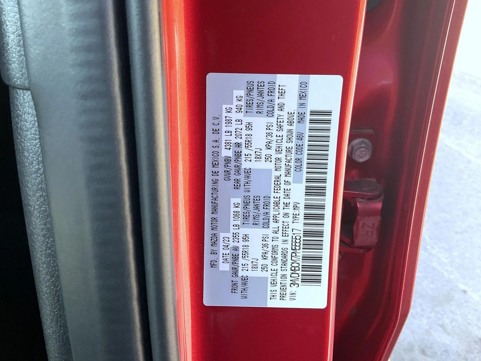 Used 2023 Red Mazda 2.5 S Preferred Package image 25