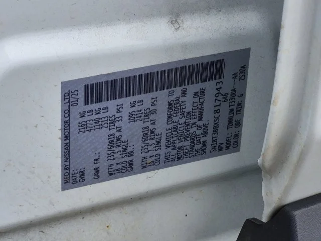Used 2025 White Nissan SV image 38