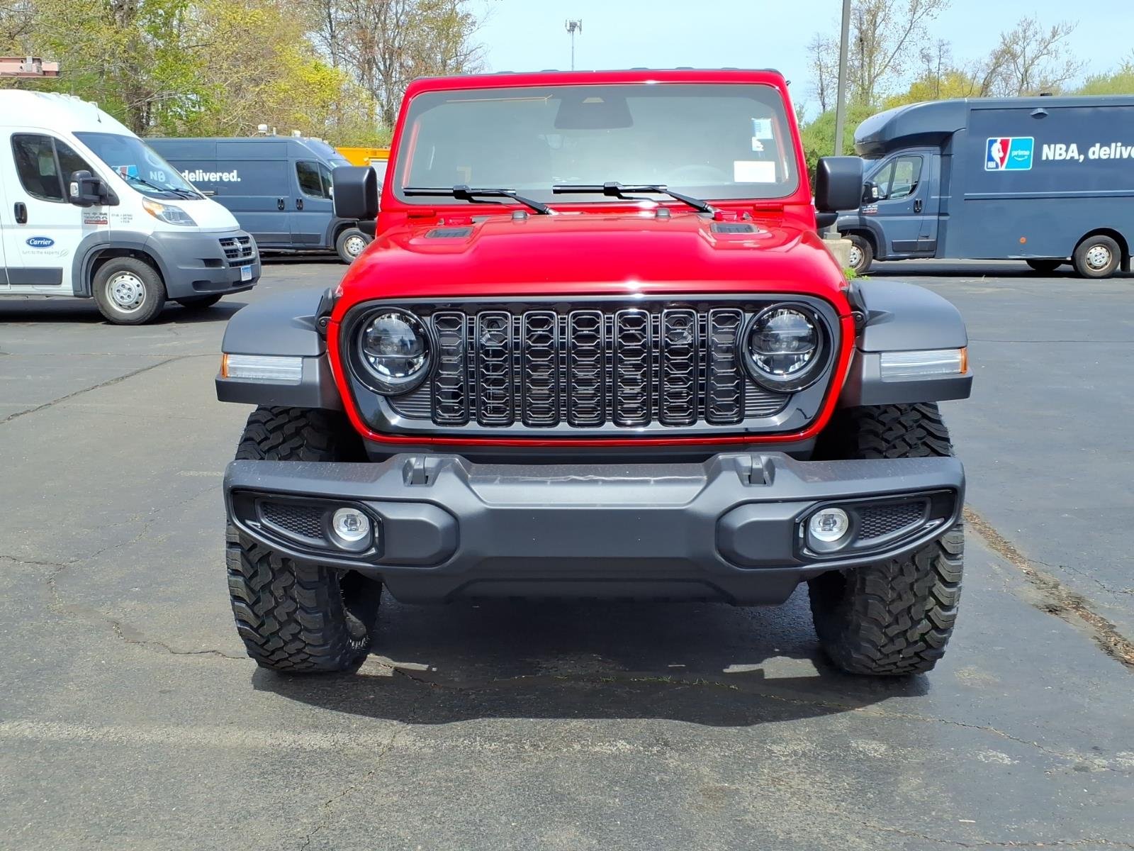 New 2026 Firecracker Red Clear-Coat Exterior Paint Jeep Willys image 2